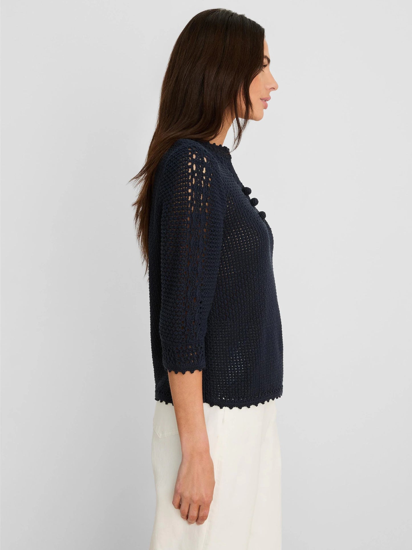 Crochet Mesh Sweater