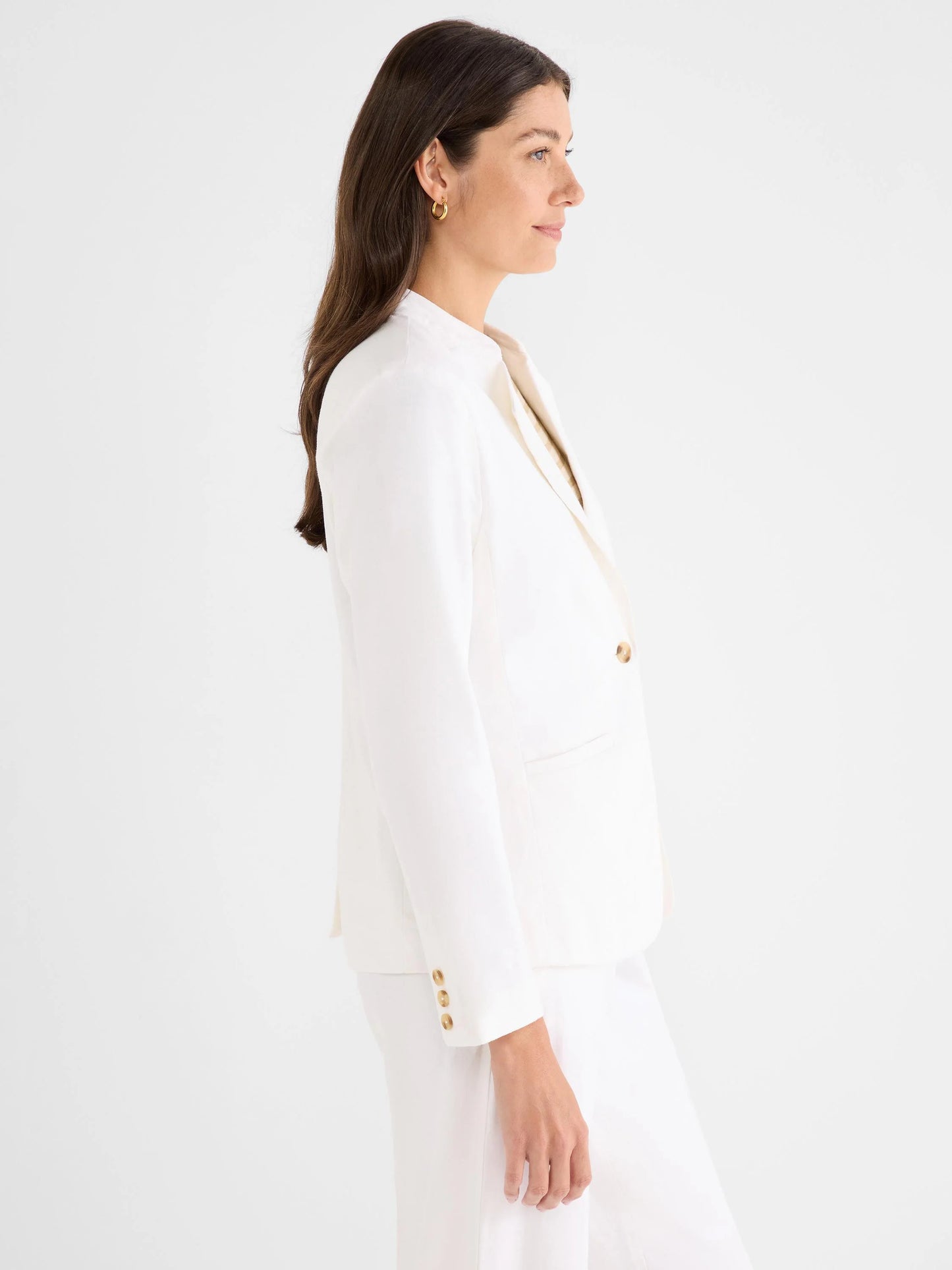 Stretch Linen Eva Blazer