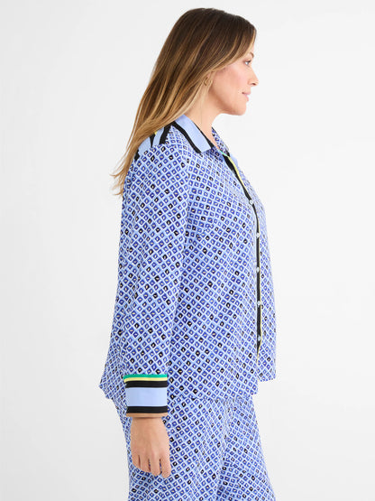 Mosaic Trimmed Shirt