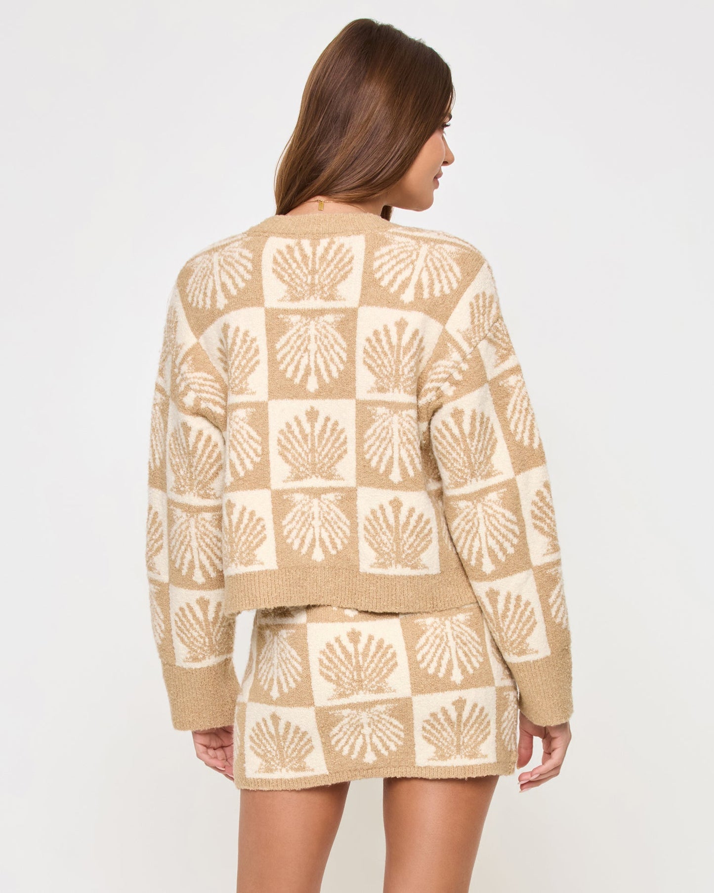 Shell Be There Skirt - Seashell Jacquard
