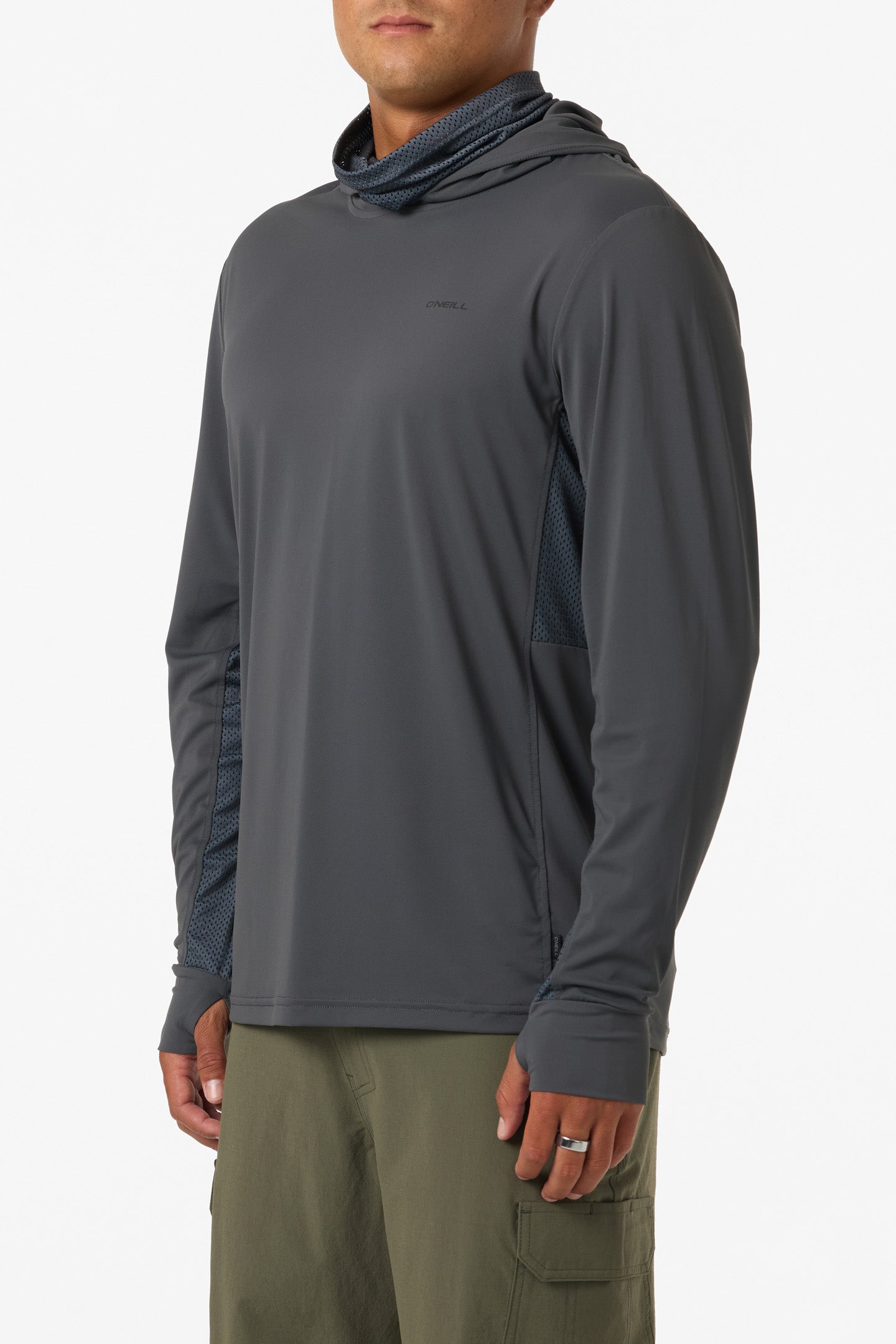 TRVLR UPF Elevated Hooded Long Sleeve Pullover