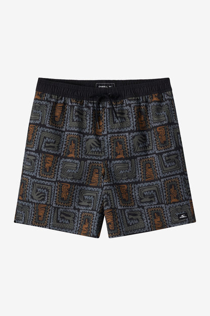 Hermosa Elastic Waist Lined 17" Swim Trunks