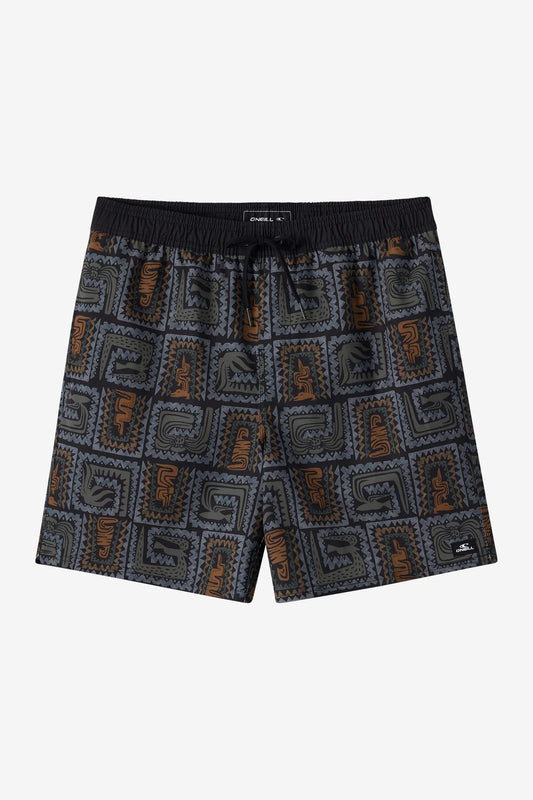 Hermosa Elastic Waist Lined 17" Swim Trunks