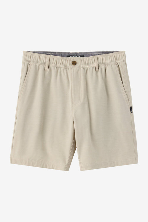 Reserve Light Check Elastic Waist 18" Hybrid Shorts