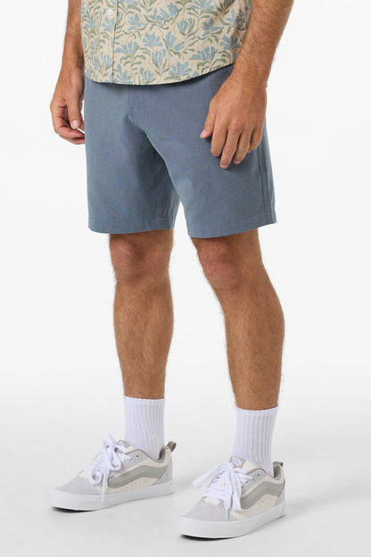 Reserve Light Check Elastic Waist 18" Hybrid Shorts