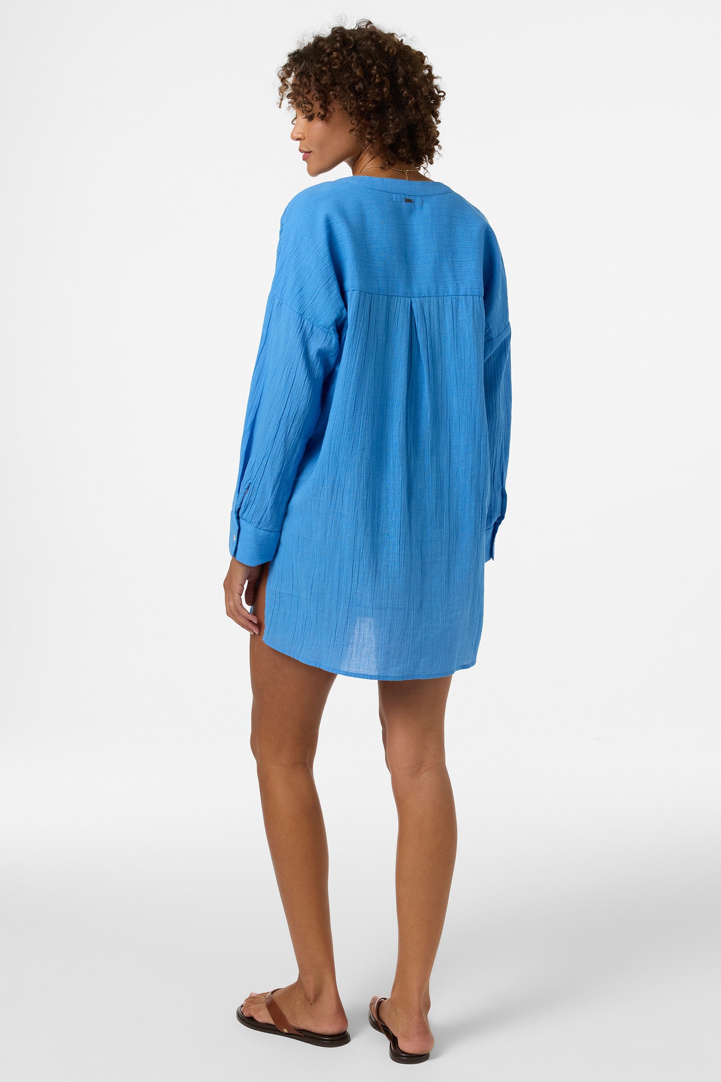 Belizin Long Sleeve Cover-Up Dress