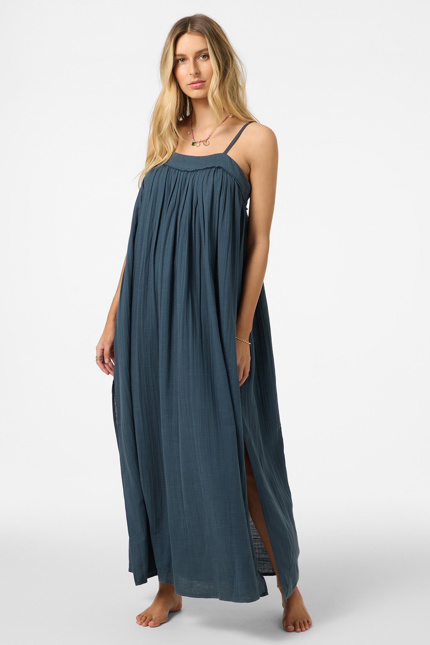 Saltwater Solids Sai Maxi Cover-Up Dress