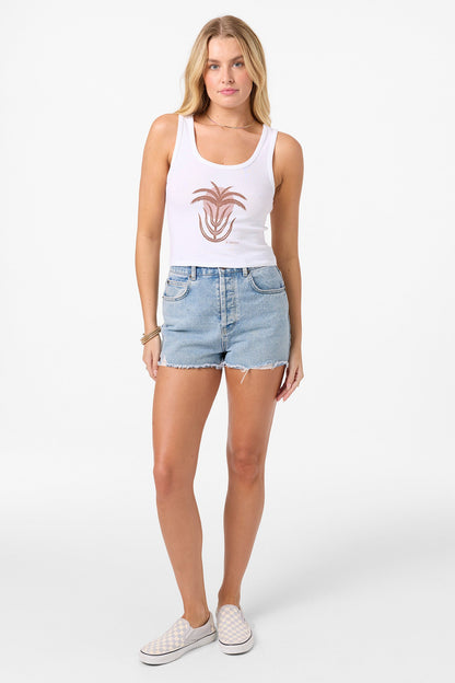Palm Sun Scoop Neck Tank