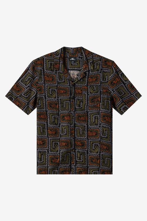 Relaxed Woven Camp Shirt