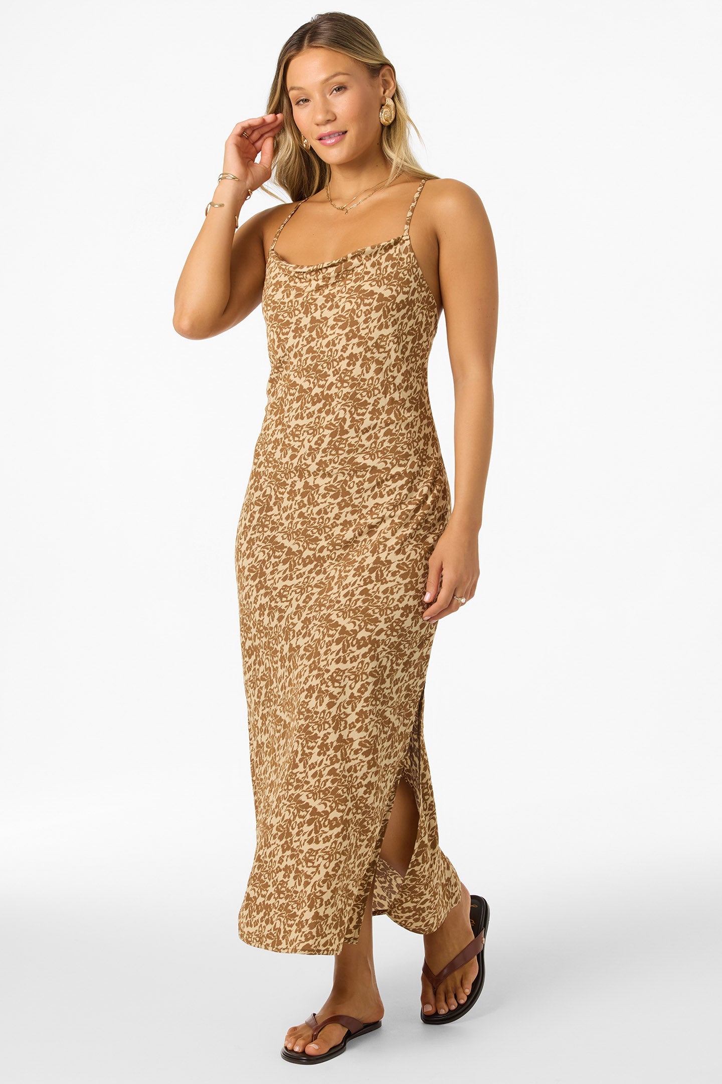 Holly Animal Midi Dress