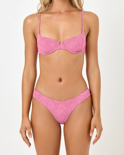 Belle Bikini Top - Hottest Pink