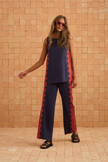Mia Pants In Foxglove