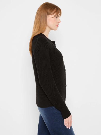 Waffle Tuck Cardigan