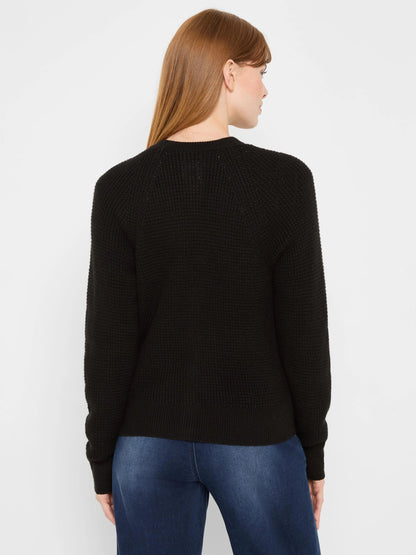 Waffle Tuck Cardigan