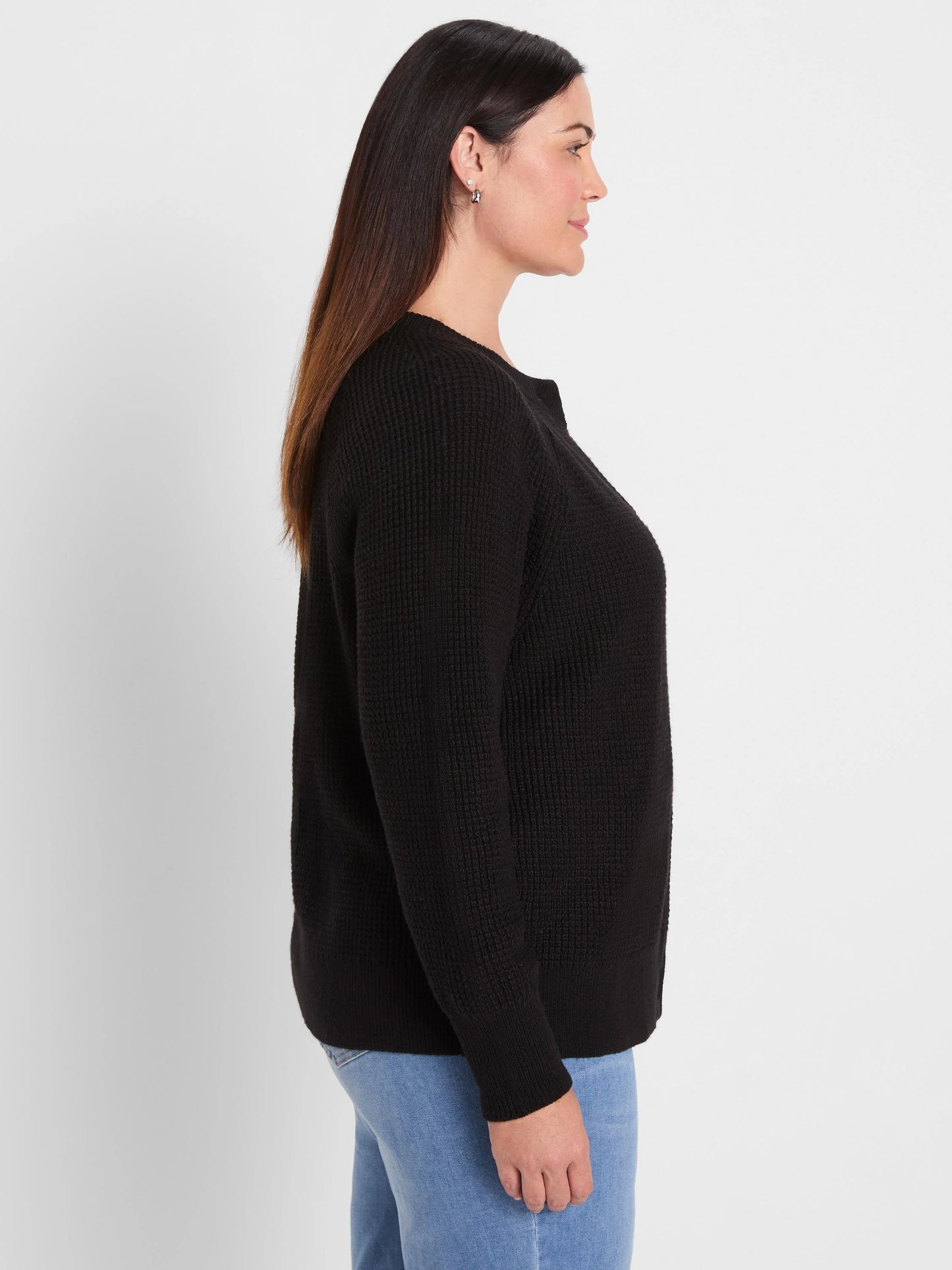 Waffle Tuck Cardigan