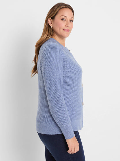 Waffle Tuck Cardigan