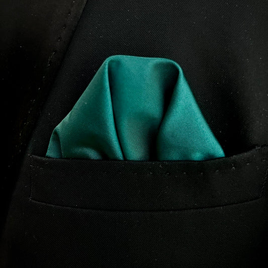 Emerald Slinky Pocket Square