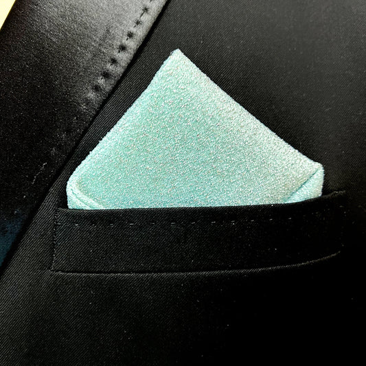 Frozen Shimmer Pocket Square