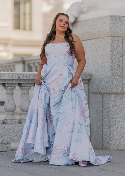 Nessa Metallic Dress