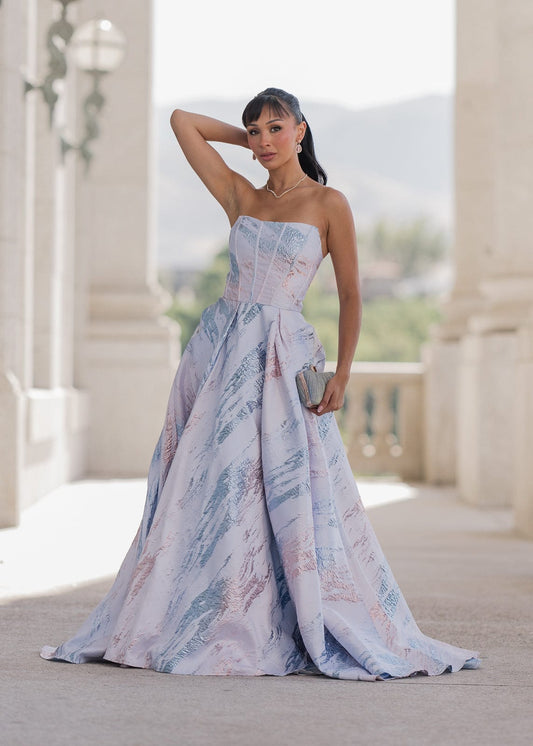 Nessa Metallic Dress