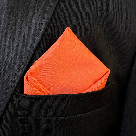 Peach Slinky Pocket Square