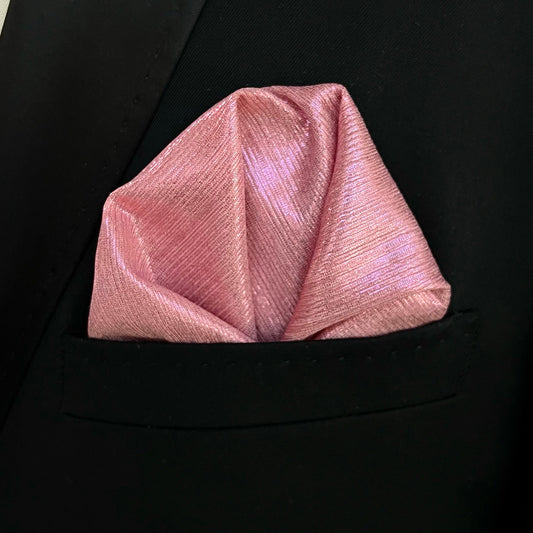 Pink Lustre Pocket Square